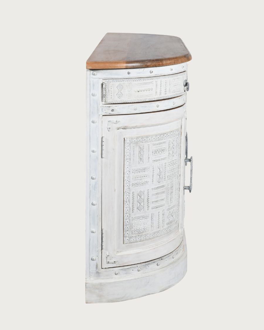 Argo – Sideboard aus massivem, weißem Mangoholz