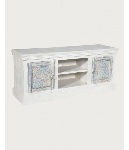 Viva - Soporte de TV de madera tallada 150 cm