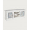 Viva - Meuble TV en bois sculpté 150 cm