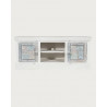 Viva - Meuble TV en bois sculpté 150 cm