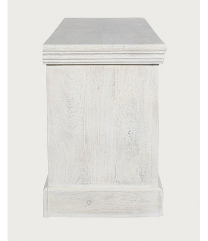 Viva - Meuble TV en manguier massif sculpté 150 cm