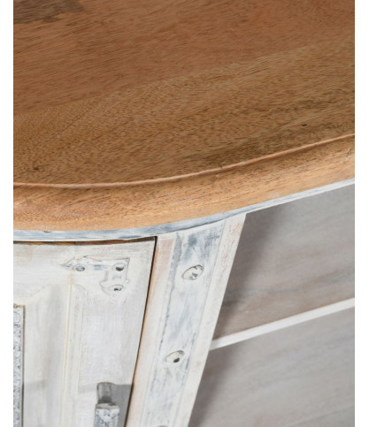 Argo - Solid carved mango TV stand 150 cm