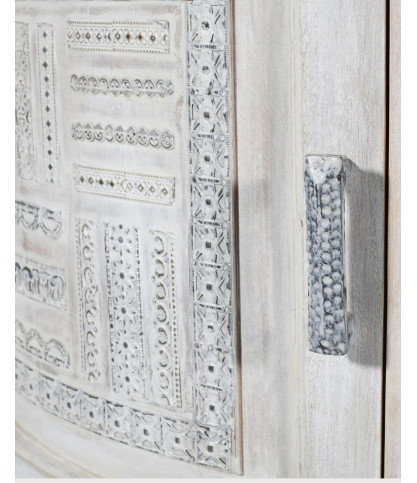Argo - Solid carved mango TV stand 150 cm
