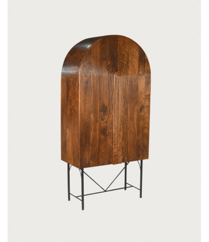 Vorno - Armoire en manguier massif sculpté