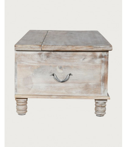 Viva - Buffet bas en bois massif sculpté 120 cm