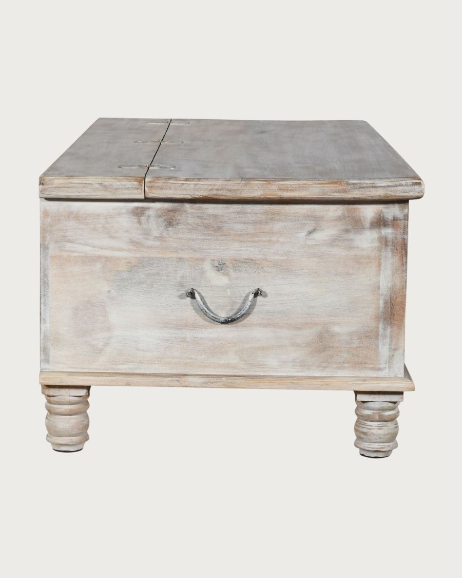 Viva - Buffet bas en bois massif sculpté 120 cm