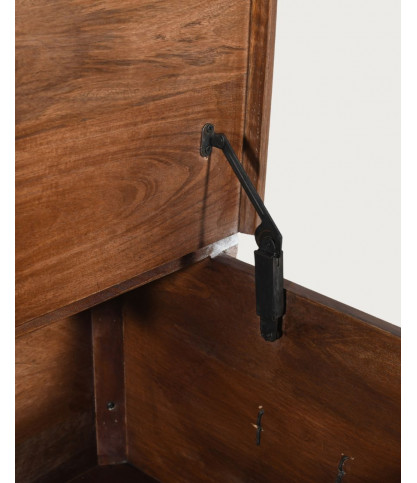 Viva - 120 cm gesneden massief houten kist