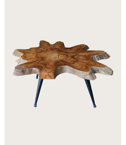 Stella - Solid teak trunk coffee table