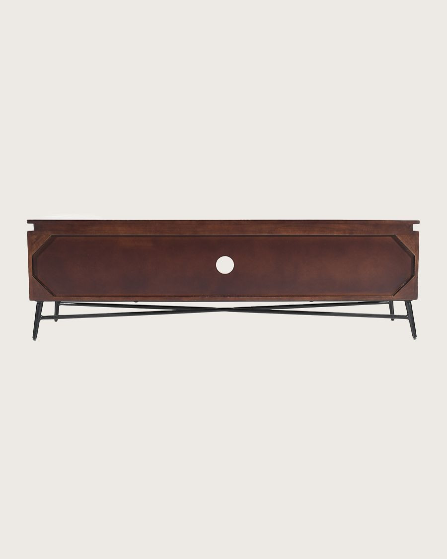 Moon - TV-meubel met verouderde messing afwerking, 145 cm