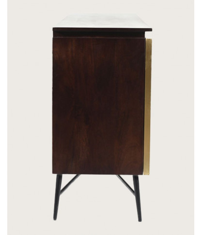 Moon- Grand buffet en bois de manguier 150 cm