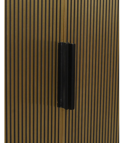 Moon - Antique brass bar cabinet