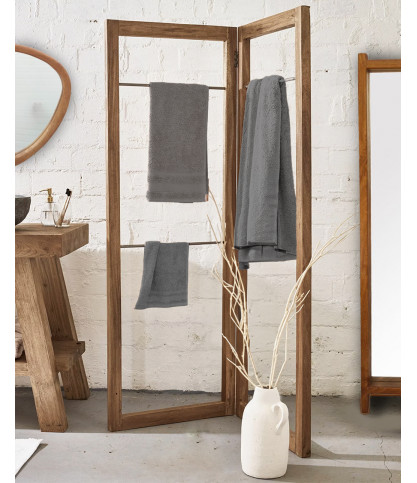 Elevéa - Porte serviette en bois massif de manguier