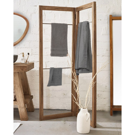 Elevéa - Porte serviette pliable en bois massif de manguier