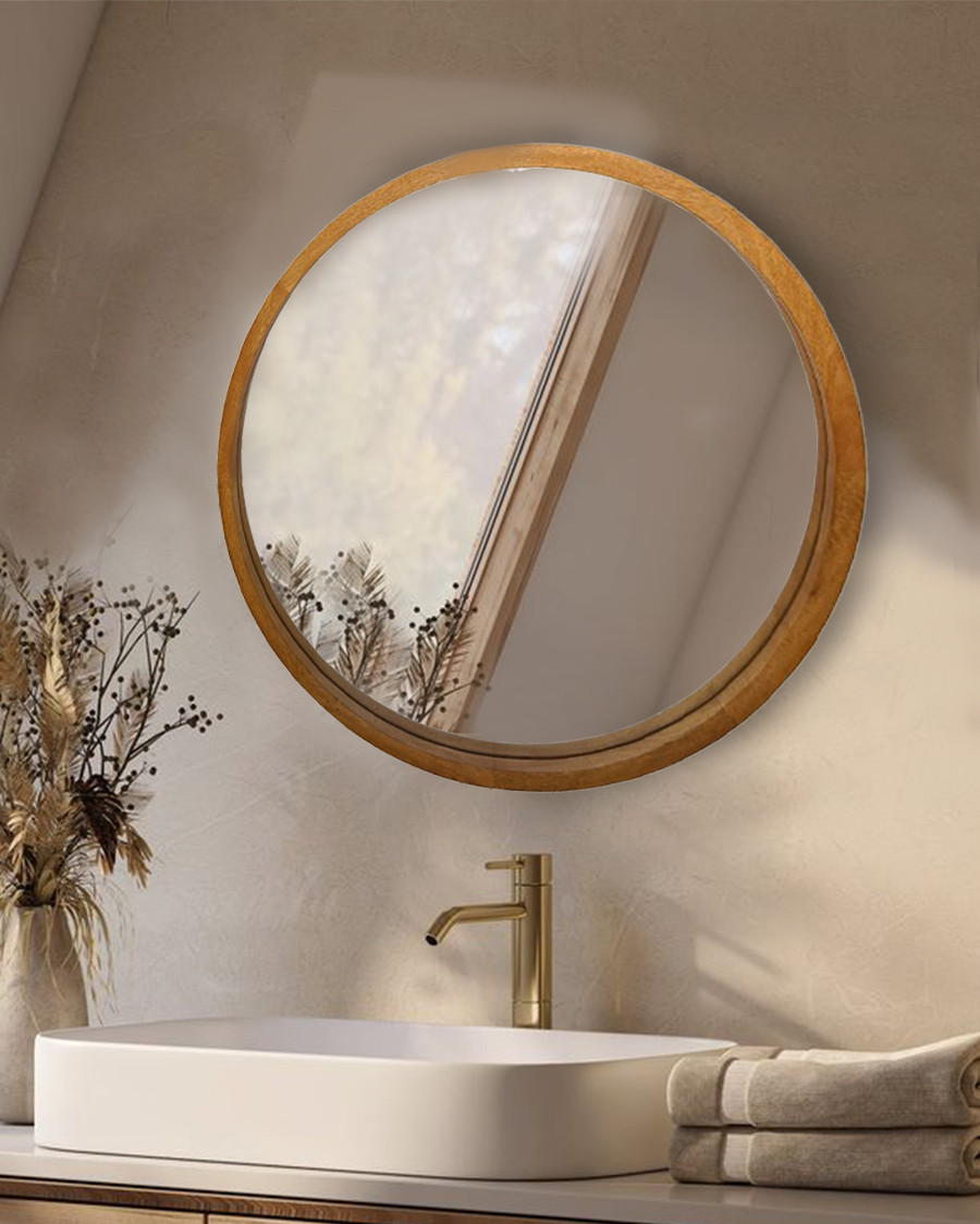 Liora - Miroir en bois...