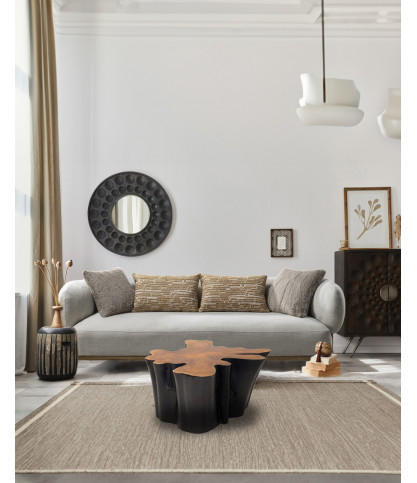 Timberly - Table basse en bois massif