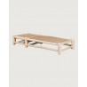 Jaya - Bain de soleil inclinable en bois