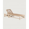 Jaya - Bain de soleil inclinable en bois