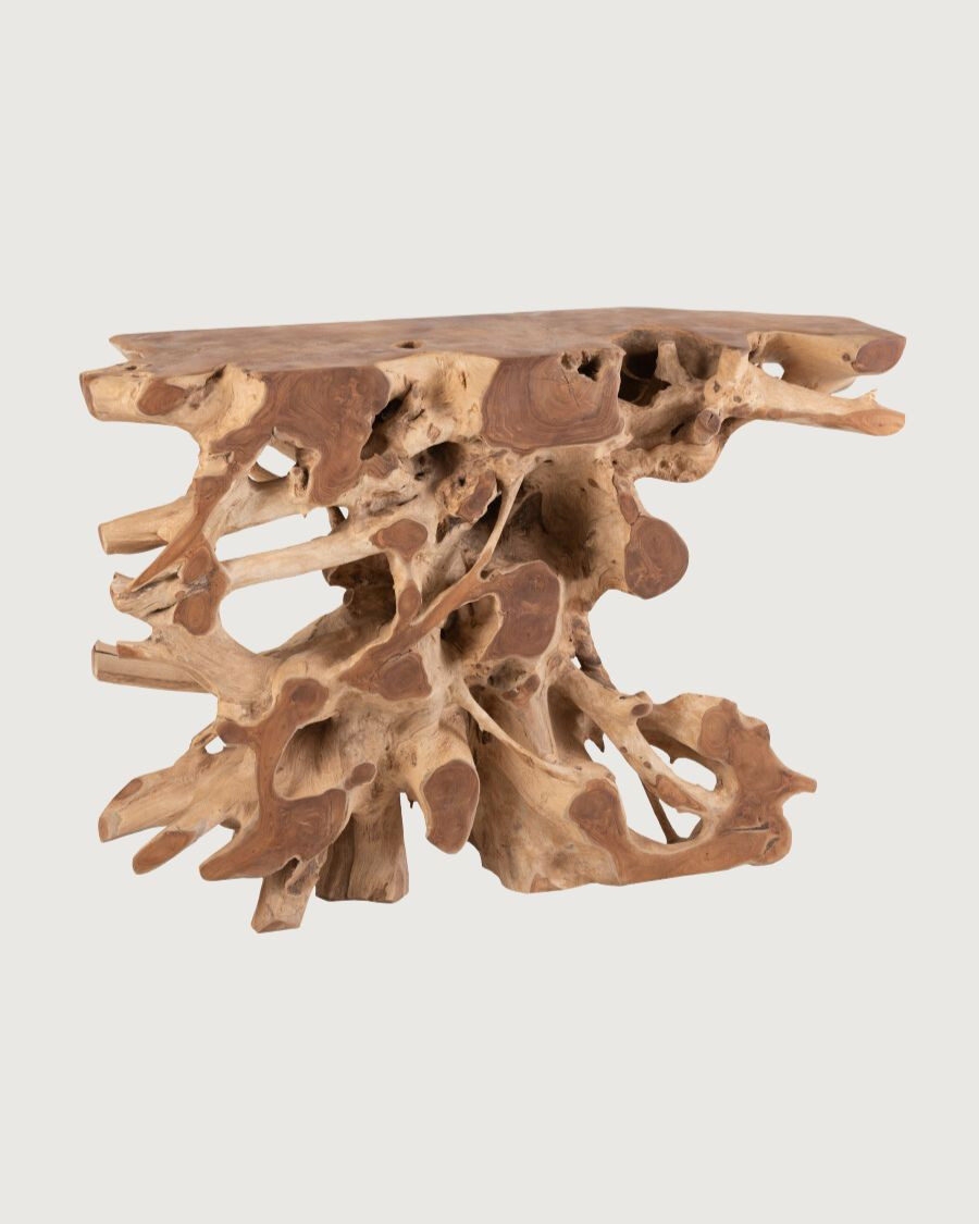 Mesa consola Forest - Madera maciza de teca, 121 cm