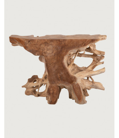 Forest – Konsolentisch aus massivem Teakholz, 121 cm