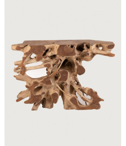 Forest - Solid teak wood console table, 121 cm