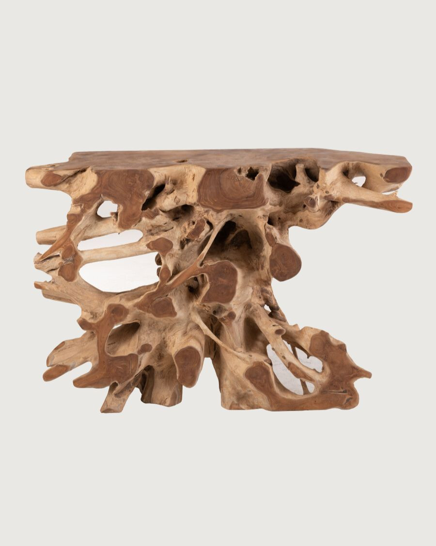 Mesa consola Forest - Madera maciza de teca, 121 cm