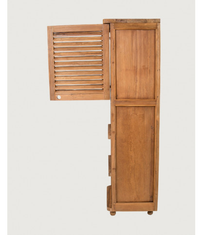 Eclipse - Solid teak bathroom column