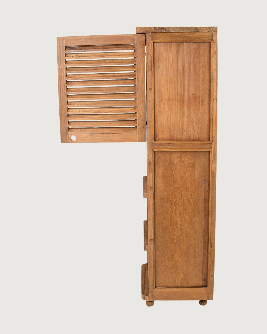 Eclipse - Colonna da bagno in teak massello