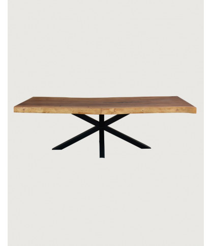 Jakarta - Table repas en suar massif L200 cm 10 pers.