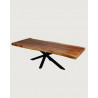 Dempo - Table repas en suar massif L250 cm 12-14 pers.