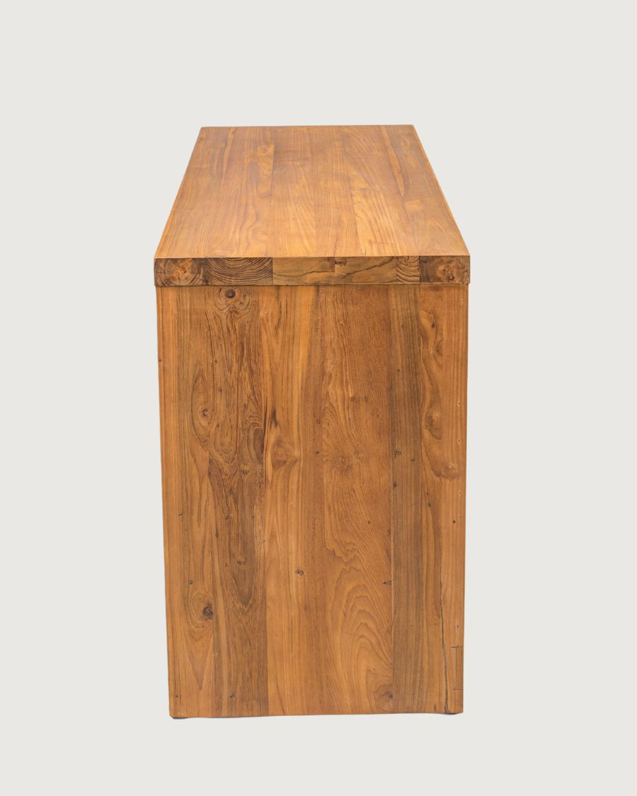 Boxel - Meuble salle de bain en bois de teck recycle