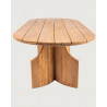 Puzzle - Table de jardin en bois massif de teck recycle