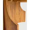Puzzle - Table de jardin en bois massif de teck recycle