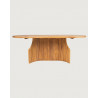 Puzzle - Table de jardin en bois massif de teck recycle