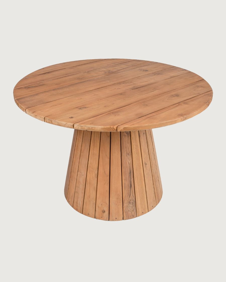 Capelle-Table de jardin de teck recycle