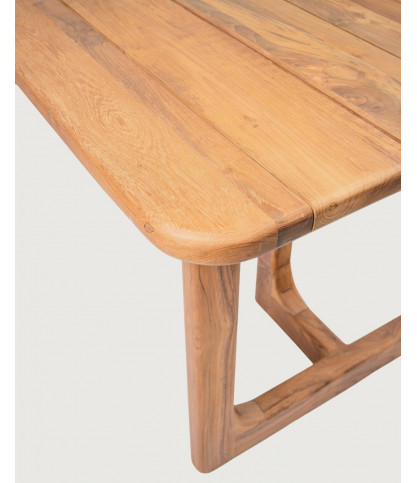 Oakara - Reclaimed teak garden table