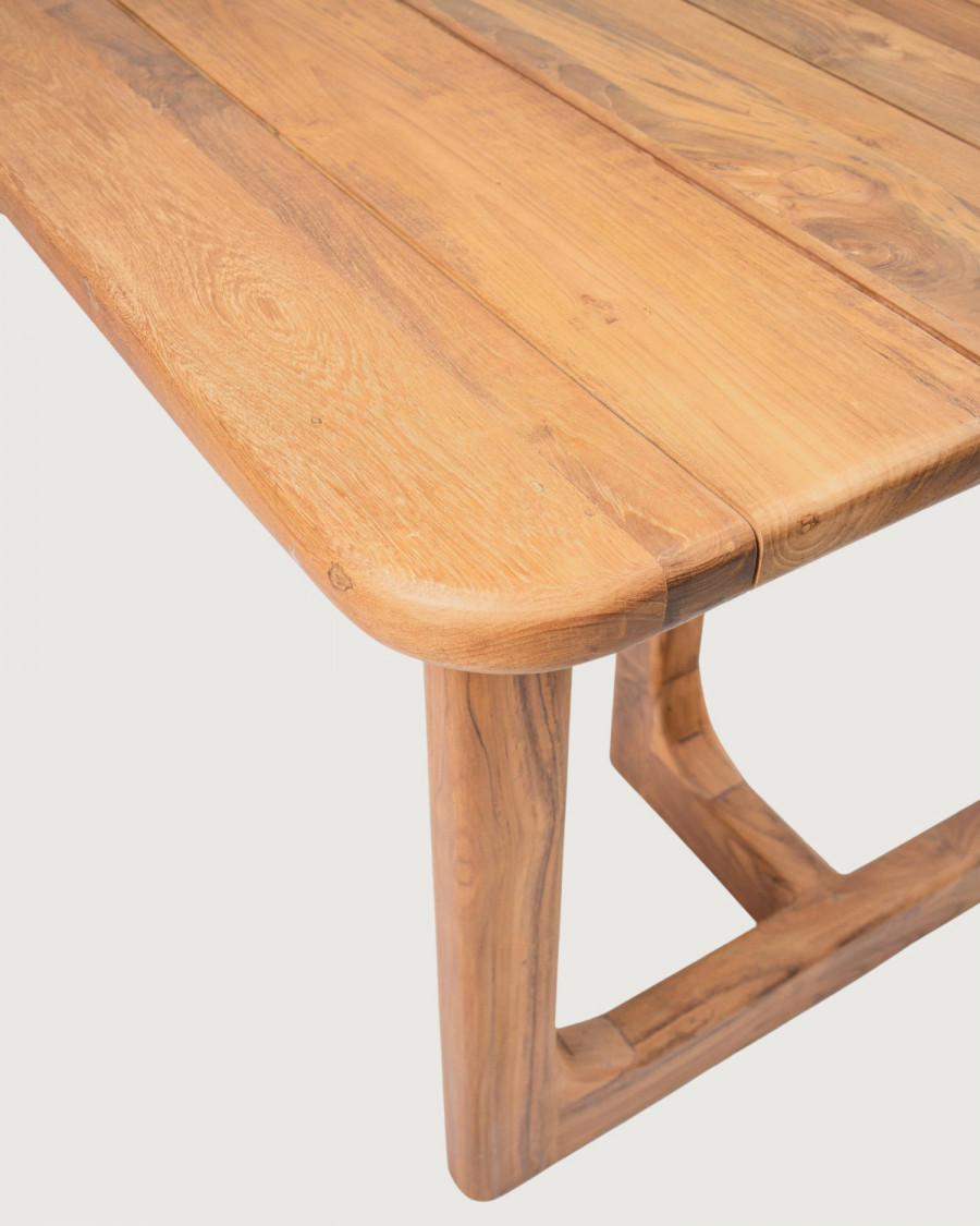 Oakara - Reclaimed teak garden table