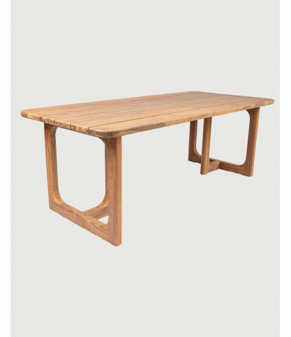 Oakara - Reclaimed teak garden table