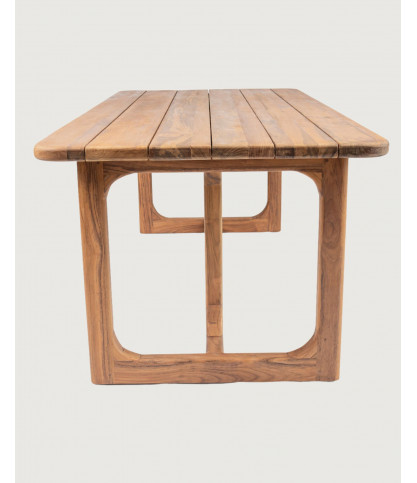 Oakara - Reclaimed teak garden table