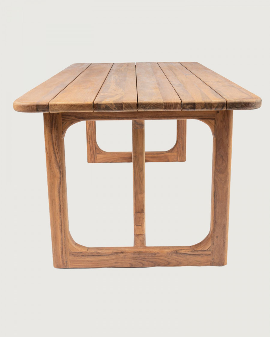 Oakara - Mesa de jardín de teca reciclada