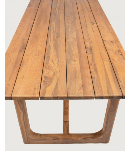 Oakara - Mesa de jardín de teca reciclada