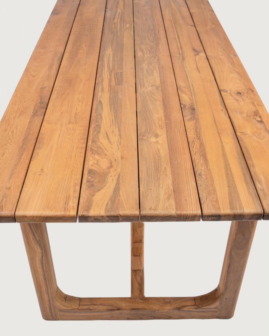 Oakara - Reclaimed teak garden table
