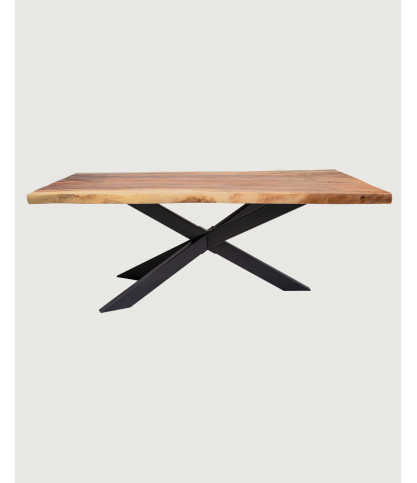 Laguna - Dining table in solid wood of suar