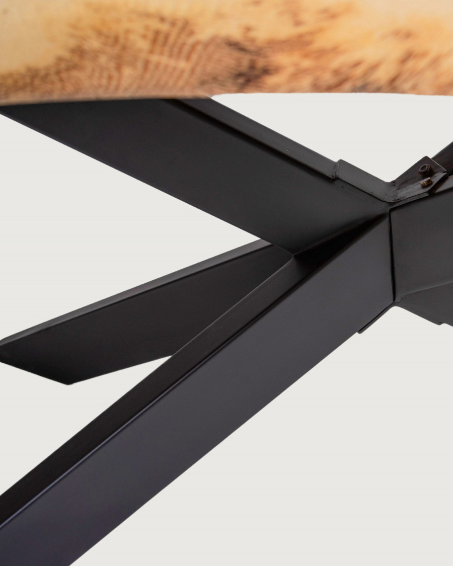 Laguna - Dining table in solid wood of suar