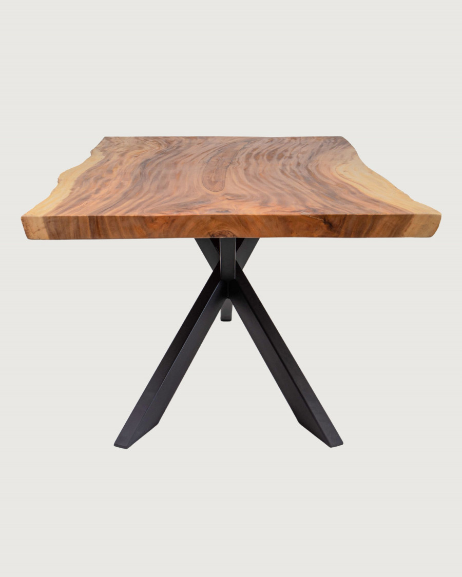 Laguna - Dining table in solid wood of suar