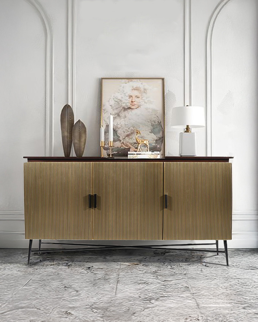 Moon- Grand buffet en bois...