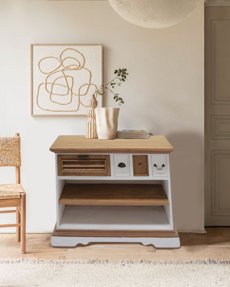 Inda - Console blanc et...
