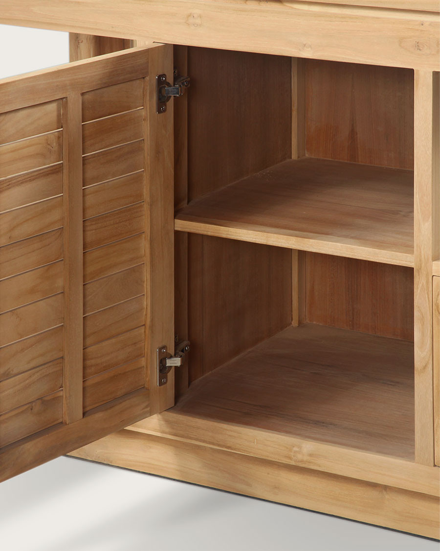 Oasis - Badezimmerschrank aus massivem Teakholz 120 cm