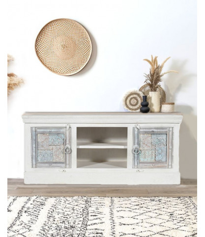 Viva - Carved wood TV stand 150 cm