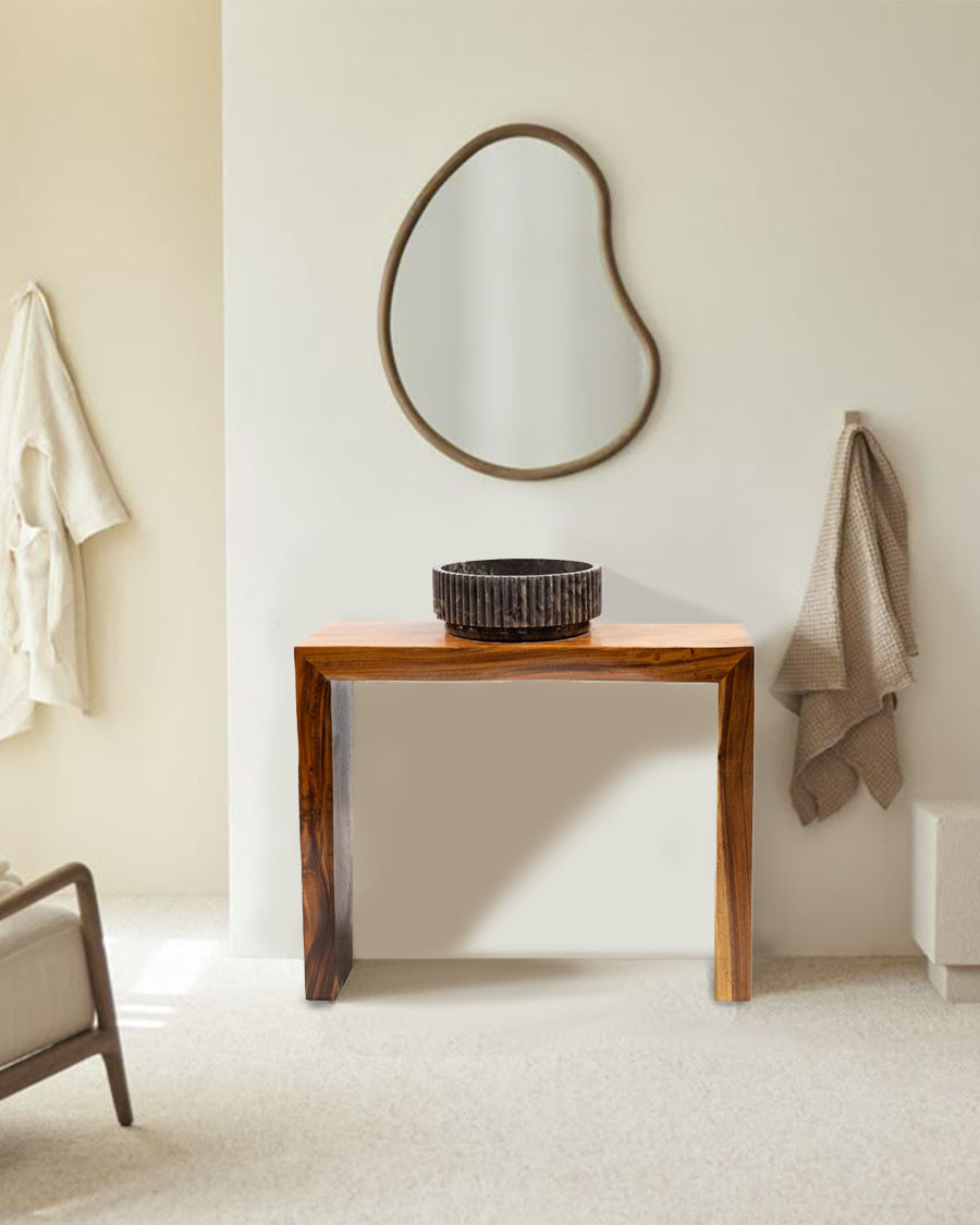 Arden - Solid wood vanity unit