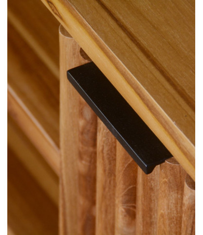 Opera - Retro TV cabinet in solid recycled teak 160 cm